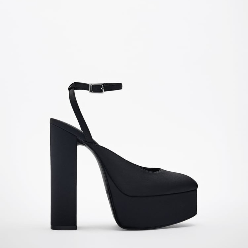 ZARA Satin Heels - Brand New